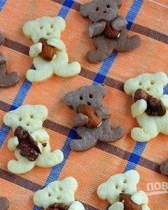 Печенье Мишки с миндалем