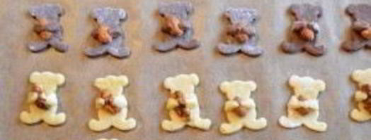 печенье мишки с миндалем. Шаг 8