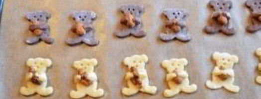 печенье мишки с миндалем. Шаг 9