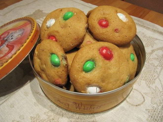 Рецепт печенья с m&ms