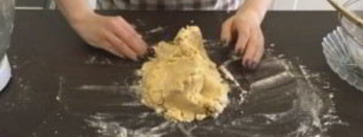 песочное печенье кольцо с арахисом. Шаг 5