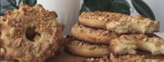 песочное печенье кольцо с арахисом. Шаг 9