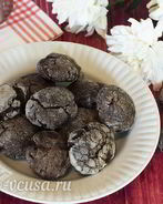 Шоколадное мраморное печенье