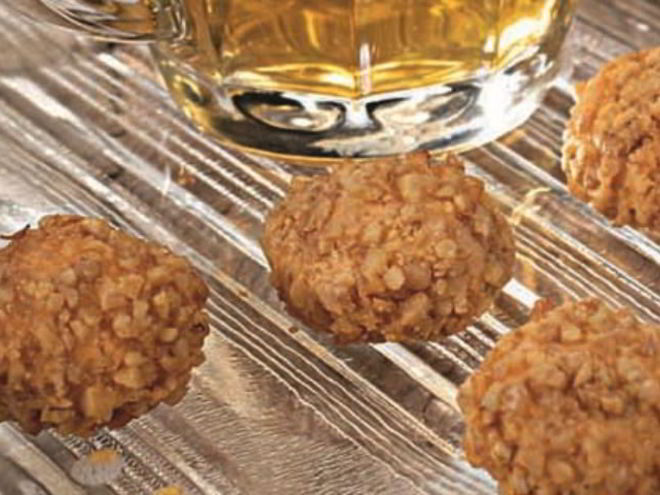 Рецепт сырного печенья с грецкими орехами