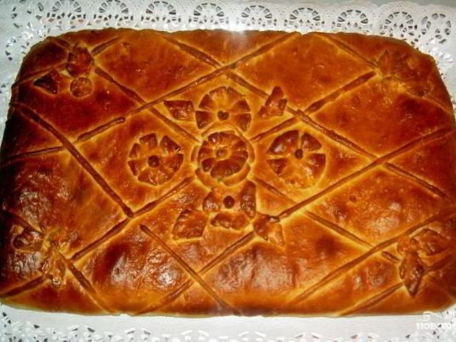 Рецепт бабушкиного пирога с мясом