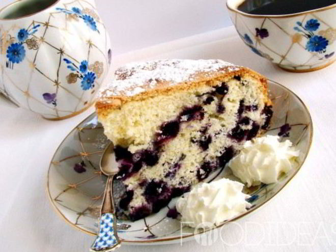 Рецепт дрожжевого пирога с черникой