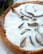 Грушевый пирог с финиками