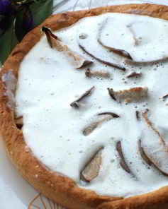 Грушевый пирог с финиками