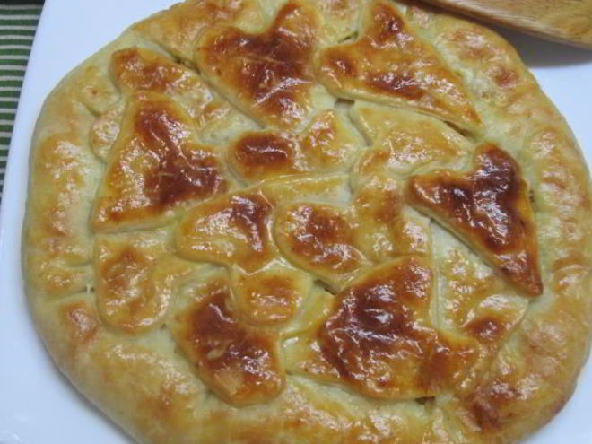 Рецепт капустного пирога с грибами