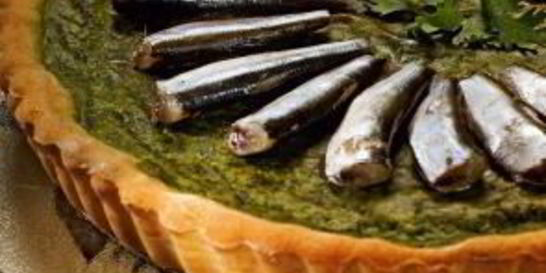 Киш со шпинатом