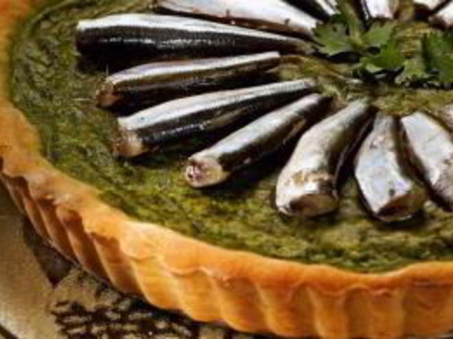 Рецепт киша со шпинатом