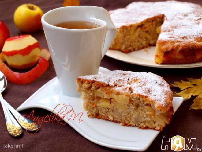 Рецепт кокосово-яблочного пирог