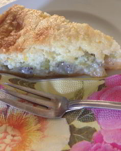 Крыжовниковый пирог с меренгой