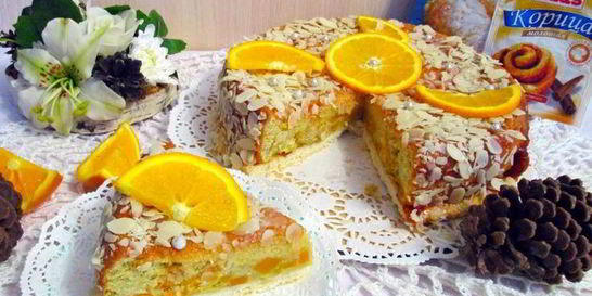 Миндально-тыквенный пирог