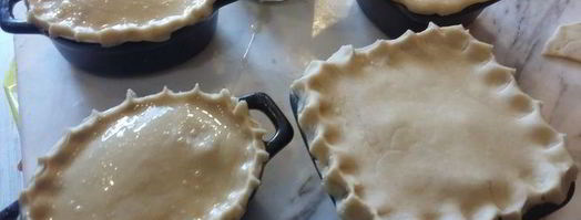 мясной пирог с сырным тестом. Шаг 14