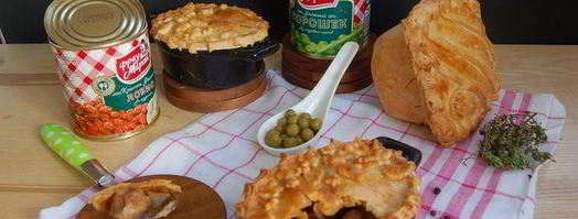 мясной пирог с сырным тестом. Шаг 17