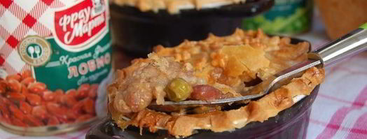 мясной пирог с сырным тестом. Шаг 18