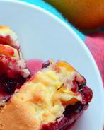 Песочный пирог с черной смородиной и апельсином