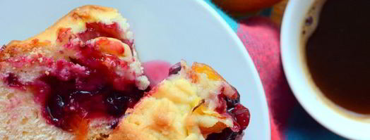 песочный пирог с черной смородиной и апельсином. Шаг 6