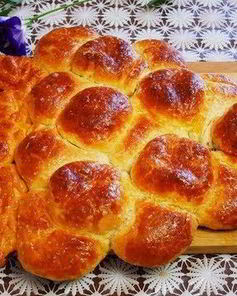 Пирог Гроздь винограда из хрущевского теста