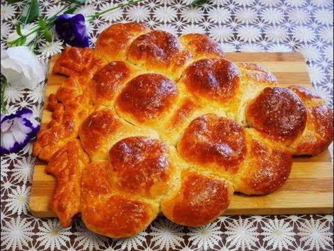 Рецепт пирога гроздь винограда из хрущевского теста