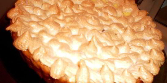 Пирог Лимон под снегом