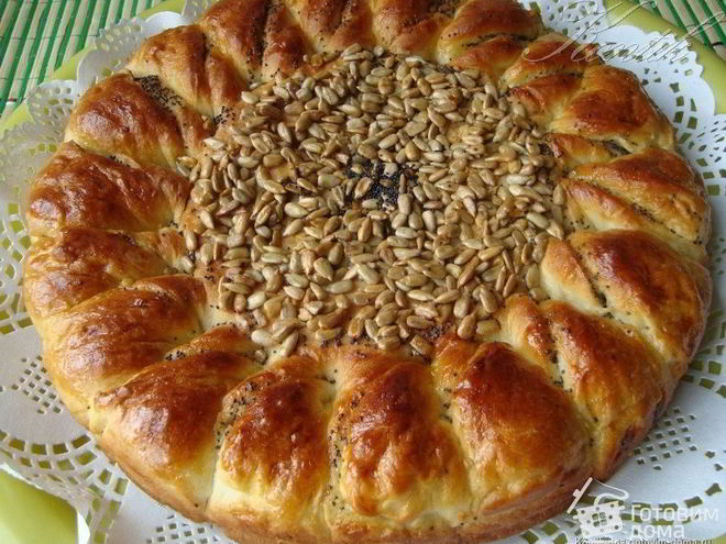 Рецепт пирога подсолнух