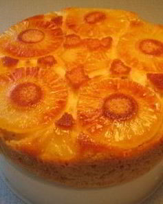 Пирог с ананасами в мультиварке