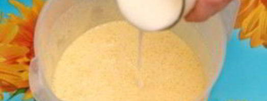 пирог с ананасами в мультиварке. Шаг 3