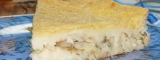 пирог с капустой заливной на кефире. Шаг 13