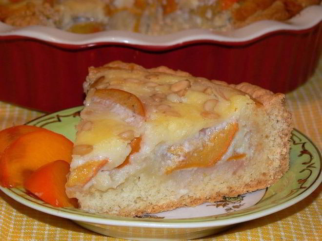 Рецепт пирога с хурмой