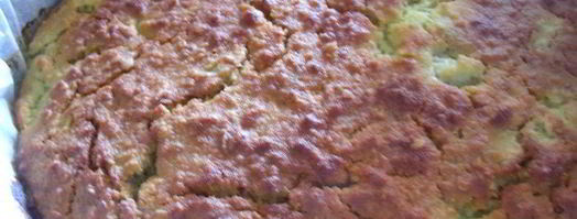 пирог с ревенем, овсяными хлопьями и кукурузной мукой. Шаг 8