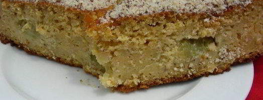 пирог с ревенем, овсяными хлопьями и кукурузной мукой. Шаг 9