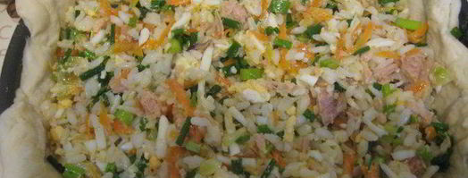 пирог с тунцом золотая рыбка. Шаг 12