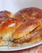 Пирог с вареной сгущенкой