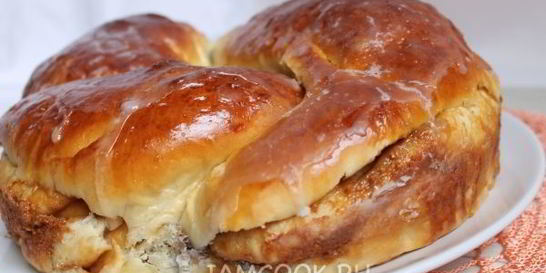 Пирог с вареной сгущенкой