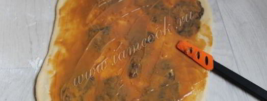 пирог с вареной сгущенкой. Шаг 7