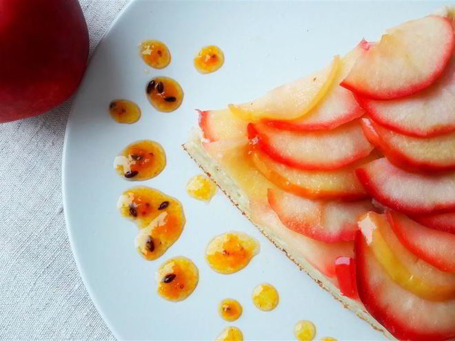 Рецепт пирога с яблоками по-афински