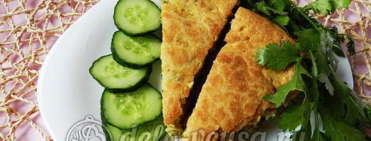 пирог с яйцом и укропом. Шаг 18