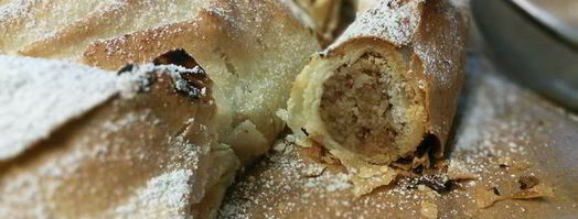 пирог улитка из теста фило. Шаг 17