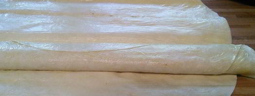 пирог улитка из теста фило. Шаг 11