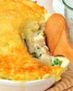 Рыбный пирог с овощами