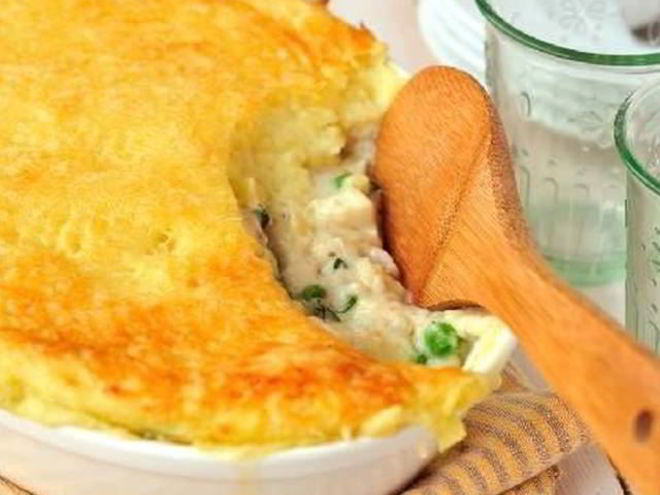 Рецепт рыбного пирога с овощами