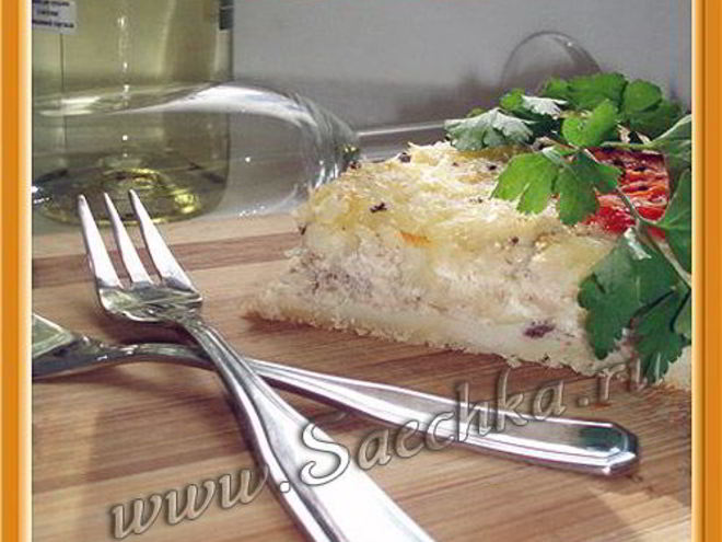 Рецепт рыбного пирога с тунцом