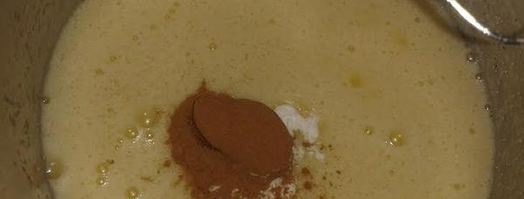 яблочный пирог с заливкой. Шаг 3