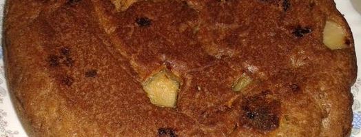 яблочный пирог с заливкой. Шаг 7