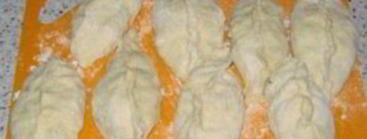 ленивые пирожки с луком и яйцом. Шаг 7