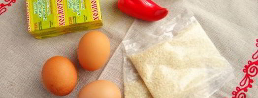 начинка для пирожков с рисом и яйцом. Шаг 3