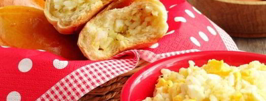 начинка для пирожков с рисом и яйцом. Шаг 13