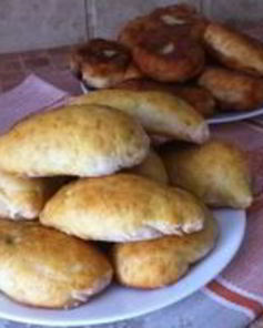 Пирожки дрожжевые на сухих дрожжах с грибами